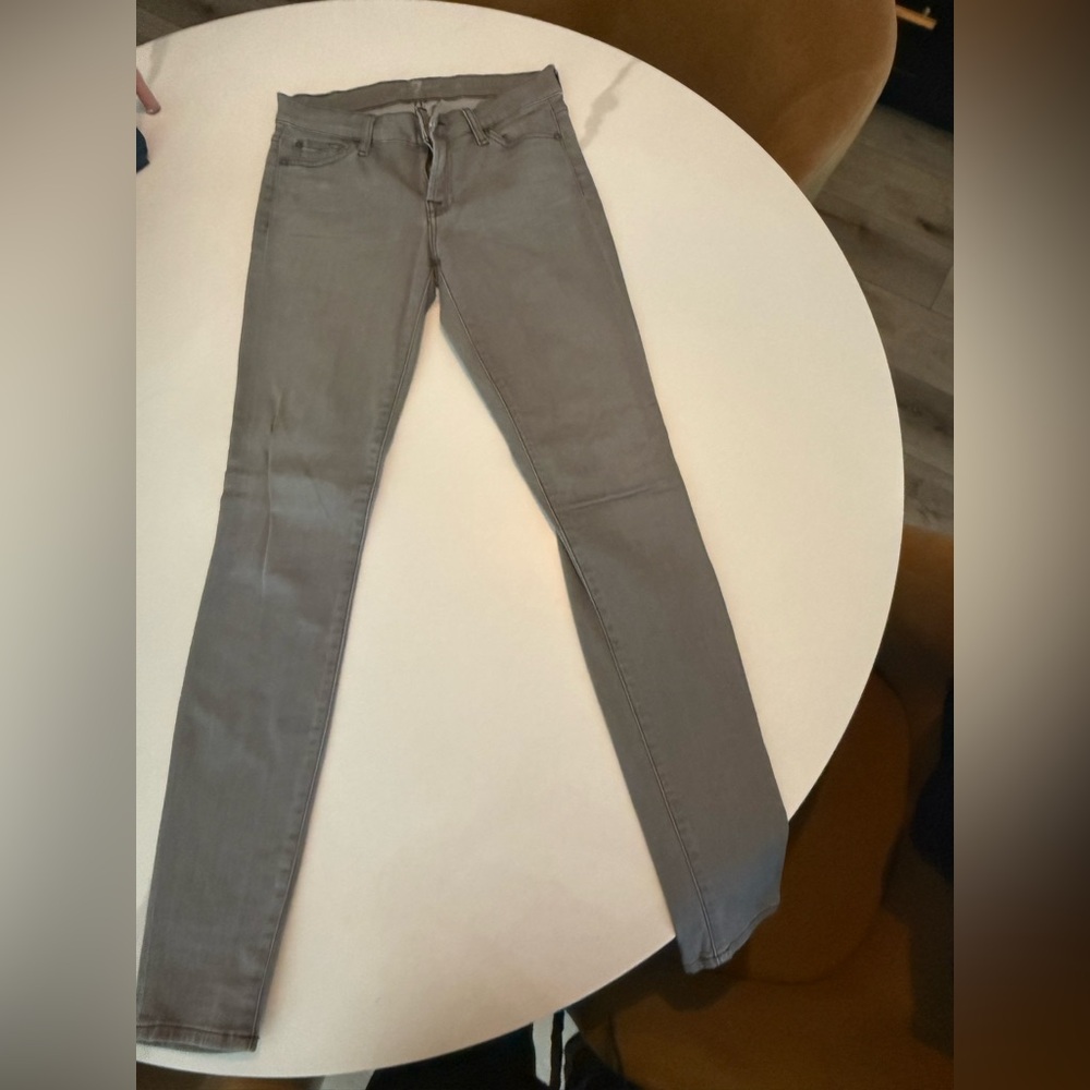 7 For All Mankind 
Grey Skinny Jean